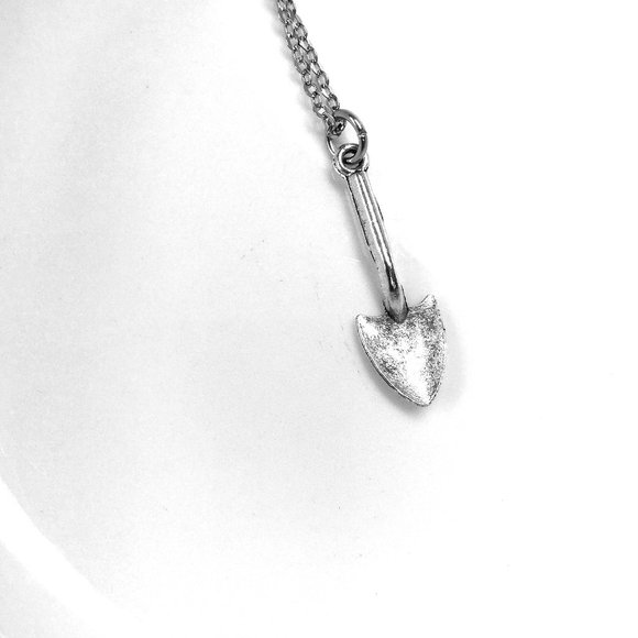 Miniature Shovel Charm Necklace - Picture 2 of 2